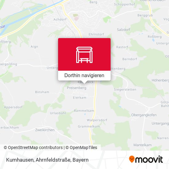 Kumhausen, Ahrnfeldstraße Karte