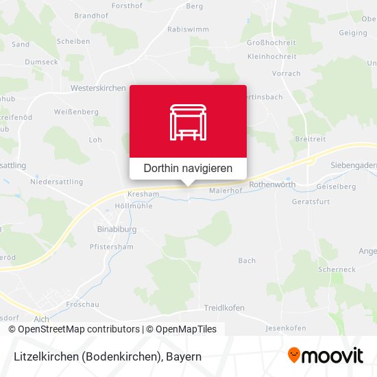 Litzelkirchen (Bodenkirchen) Karte
