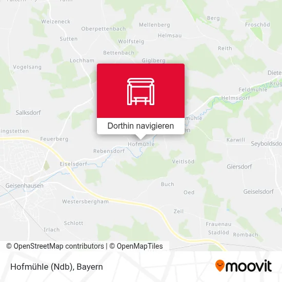 Hofmühle (Ndb) Karte