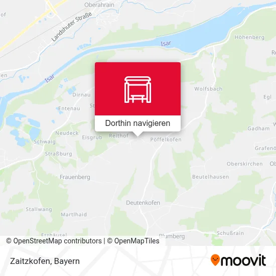 Zaitzkofen Karte
