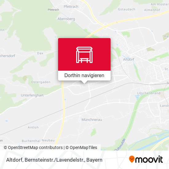 Altdorf, Bernsteinstr. / Lavendelstr. Karte