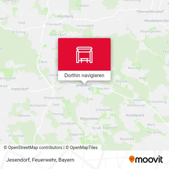 Jesendorf, Feuerwehr Karte