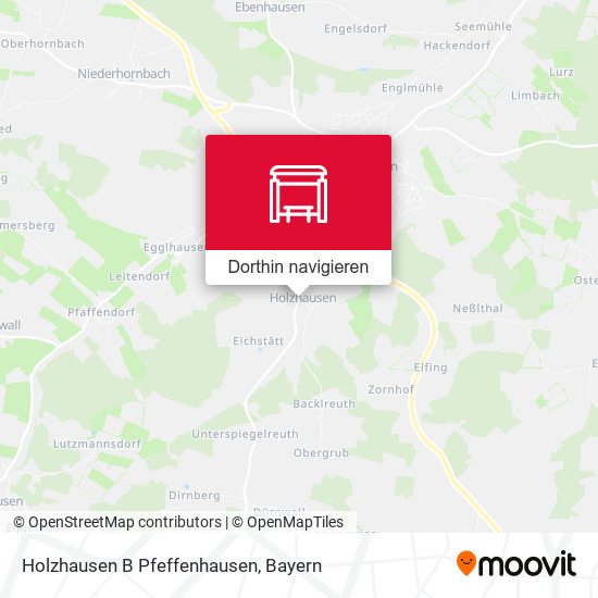 Holzhausen B Pfeffenhausen Karte