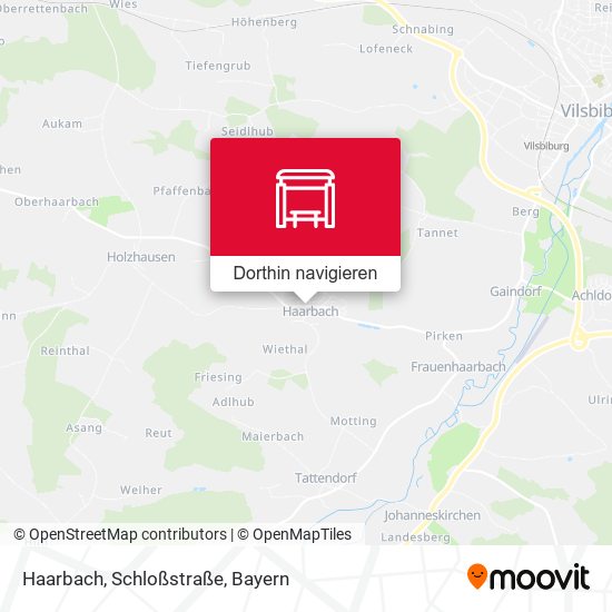 Haarbach, Schloßstraße Karte