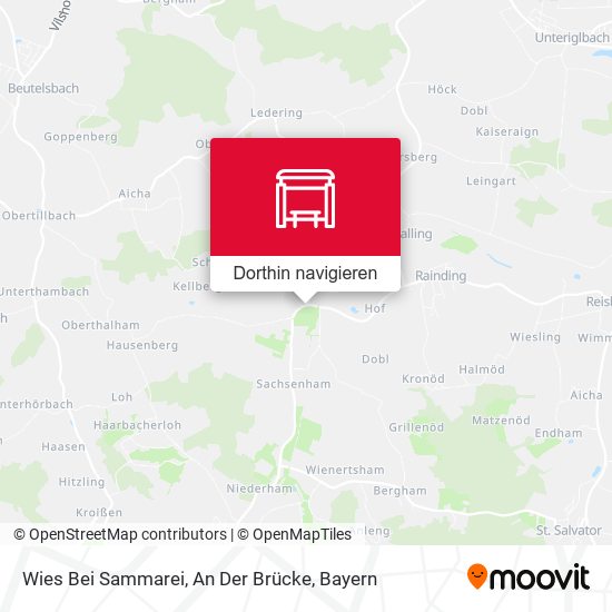 Wies Bei Sammarei, An Der Brücke Karte