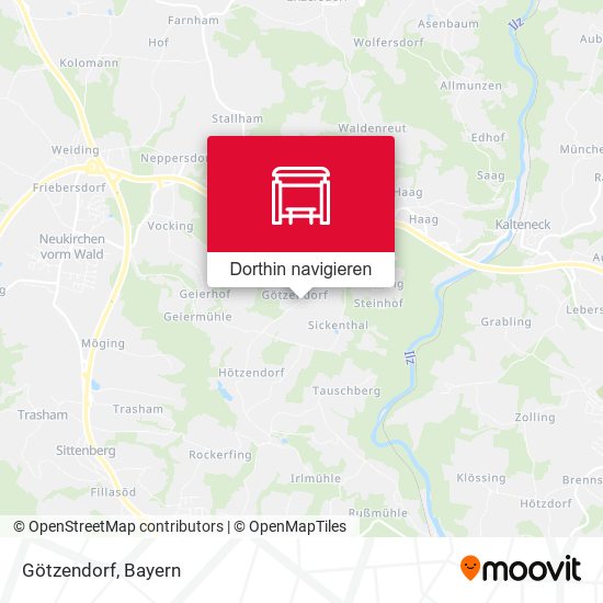 Götzendorf Karte