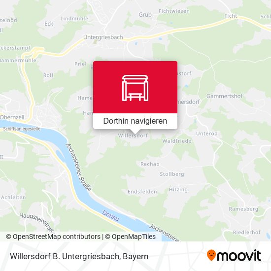 Willersdorf B. Untergriesbach Karte