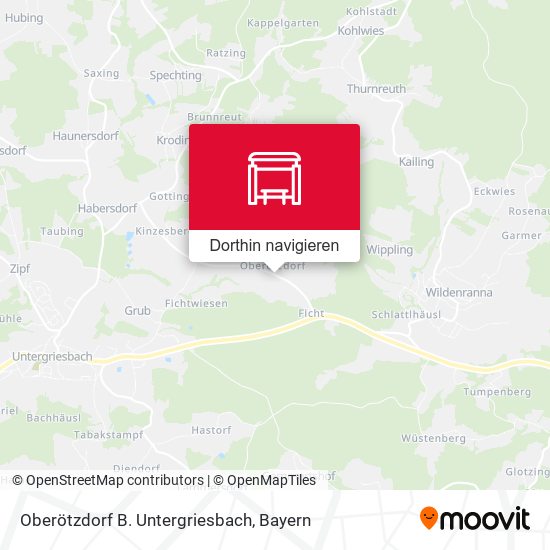 Oberötzdorf B. Untergriesbach Karte