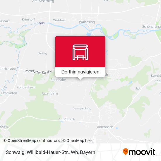 Schwaig, Willibald-Hauer-Str., Wh Karte