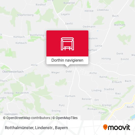 Rotthalmünster, Lindenstr. Karte