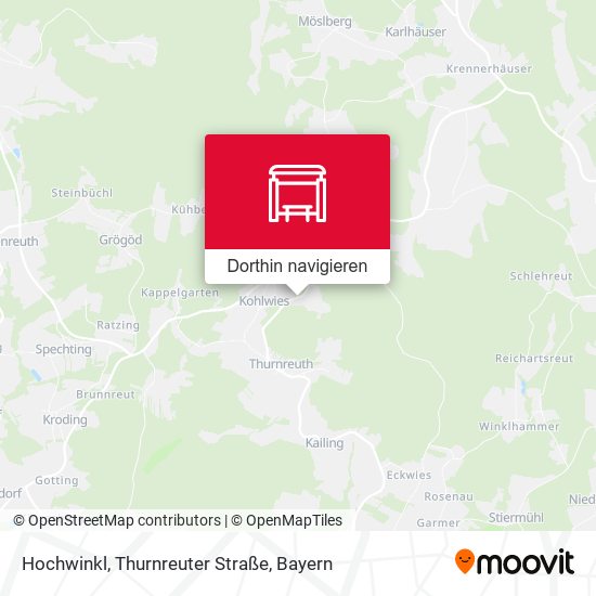 Hochwinkl, Thurnreuter Straße Karte