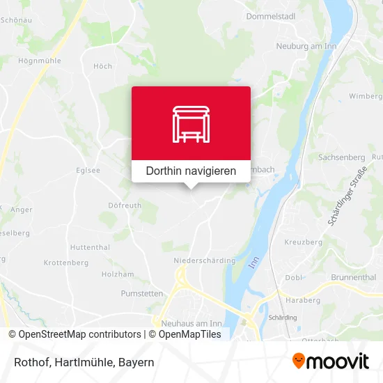 Rothof, Hartlmühle Karte