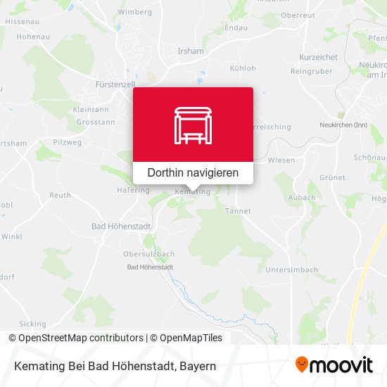 Kemating Bei Bad Höhenstadt Karte