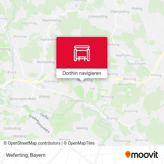 Weferting Karte