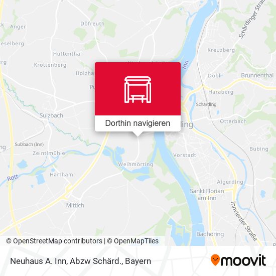 Neuhaus A. Inn, Abzw Schärd. Karte