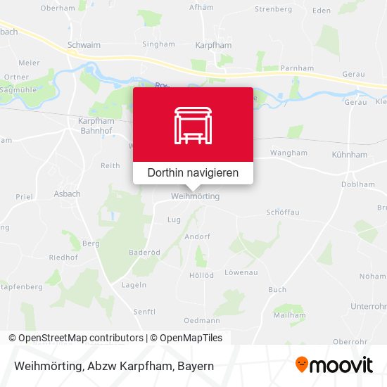 Weihmörting, Abzw Karpfham Karte