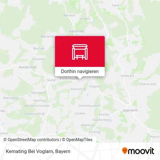 Kemating Bei Voglarn Karte