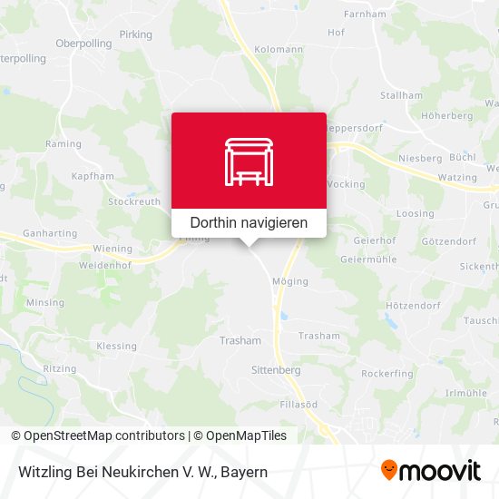 Witzling Bei Neukirchen V. W. Karte
