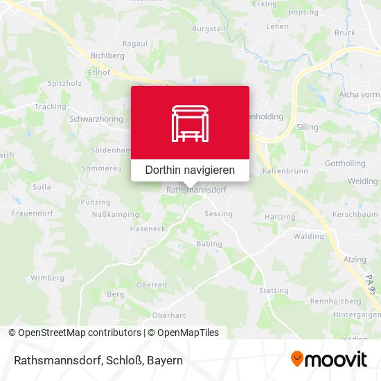 Rathsmannsdorf, Schloß Karte
