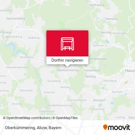 Oberkümmering, Abzw Karte