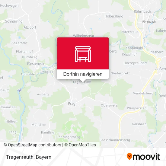 Tragenreuth Karte