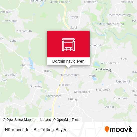 Hörmannsdorf Bei Tittling Karte