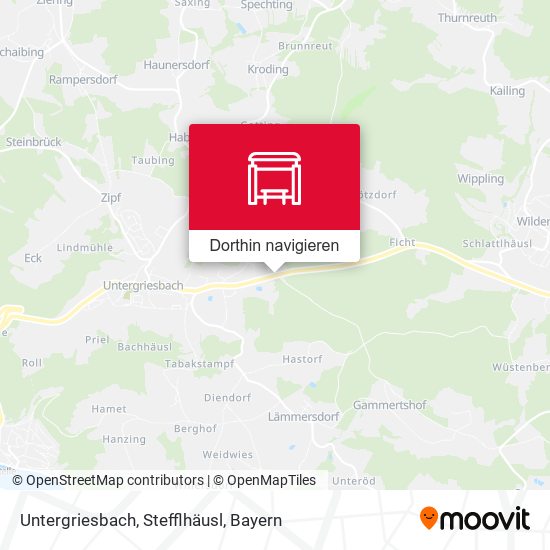 Untergriesbach, Stefflhäusl Karte