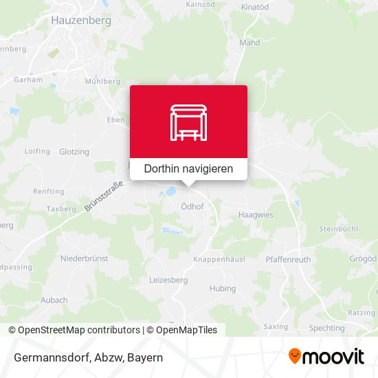 Germannsdorf, Abzw Karte