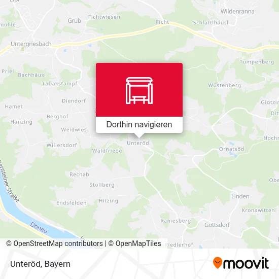 Unteröd Karte