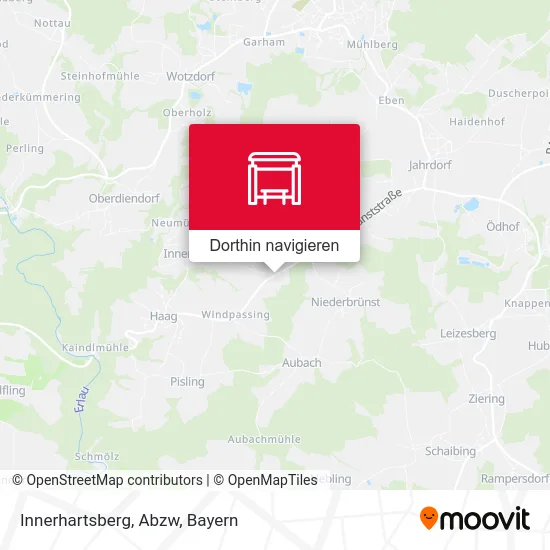 Innerhartsberg, Abzw Karte