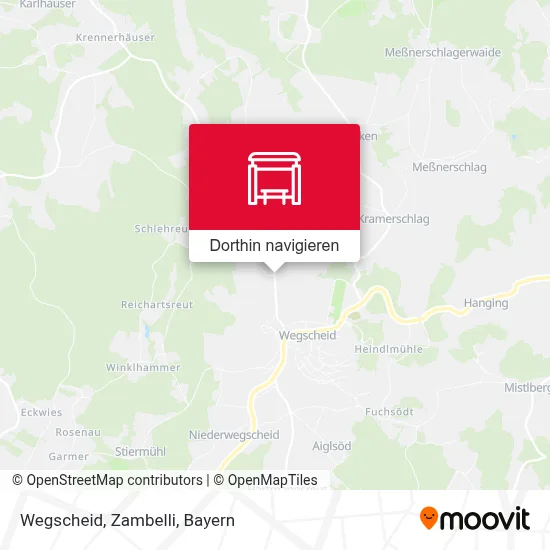 Wegscheid, Zambelli Karte