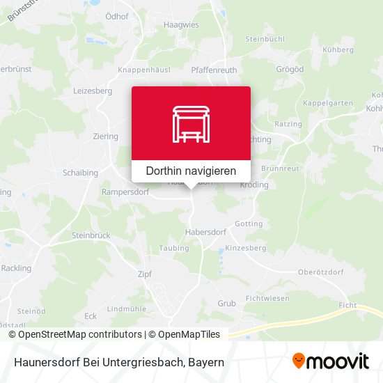 Haunersdorf Bei Untergriesbach Karte
