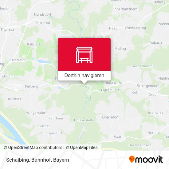 Schaibing, Bahnhof Karte