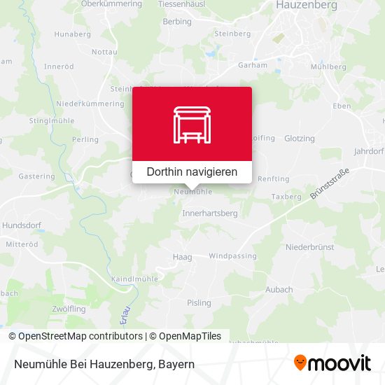 Neumühle Bei Hauzenberg Karte
