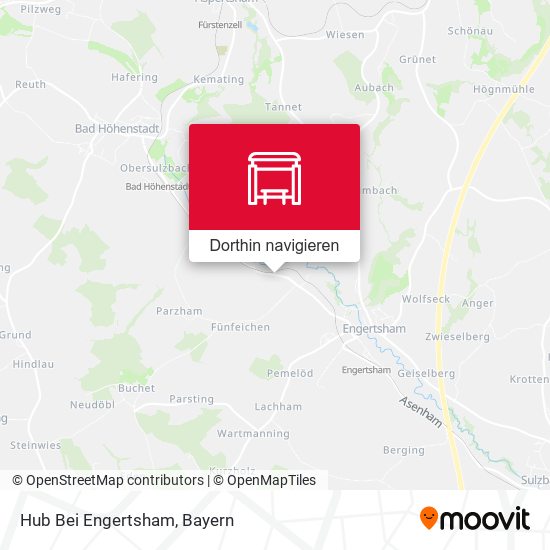 Hub Bei Engertsham Karte