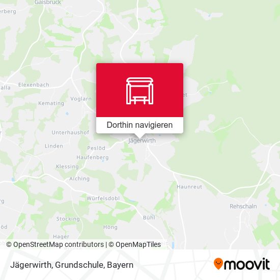 Jägerwirth, Grundschule Karte