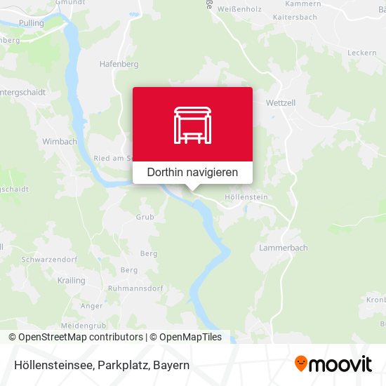 Höllensteinsee, Parkplatz Karte