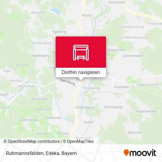 Ruhmannsfelden, Edeka Karte