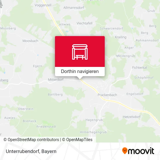 Unterrubendorf Karte