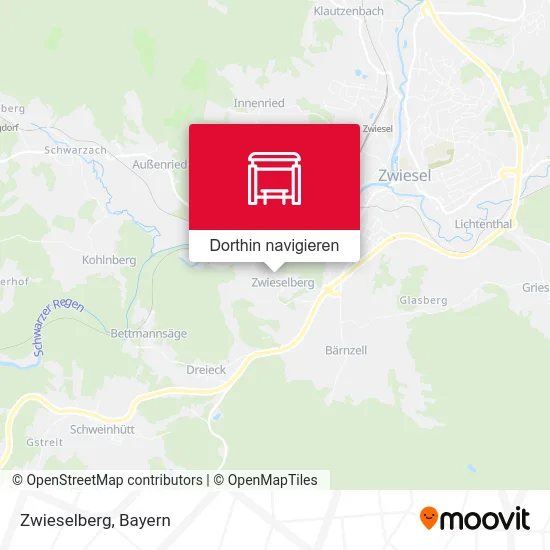 Zwieselberg Karte