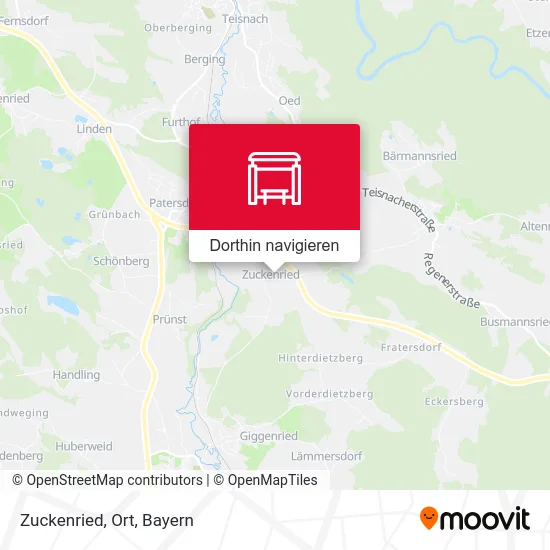 Zuckenried, Ort Karte
