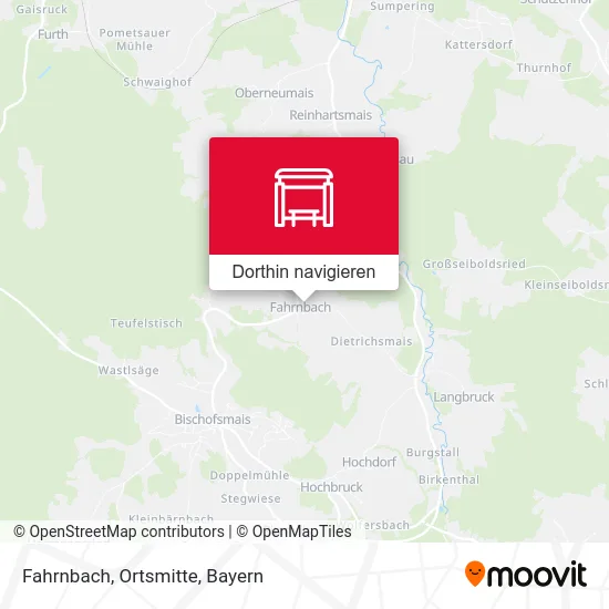 Fahrnbach, Ortsmitte Karte