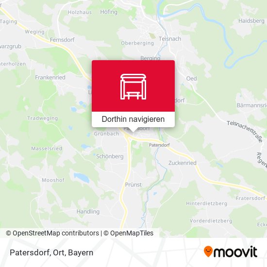 Patersdorf, Ort Karte