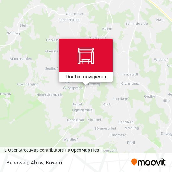 Baierweg, Abzw Karte