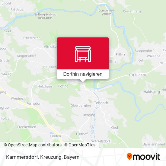 Kammersdorf, Kreuzung Karte