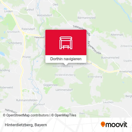 Hinterdietzberg Karte