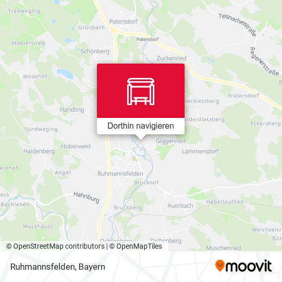 Ruhmannsfelden Karte