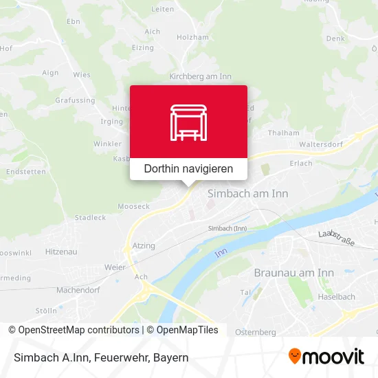 Simbach A.Inn, Feuerwehr Karte