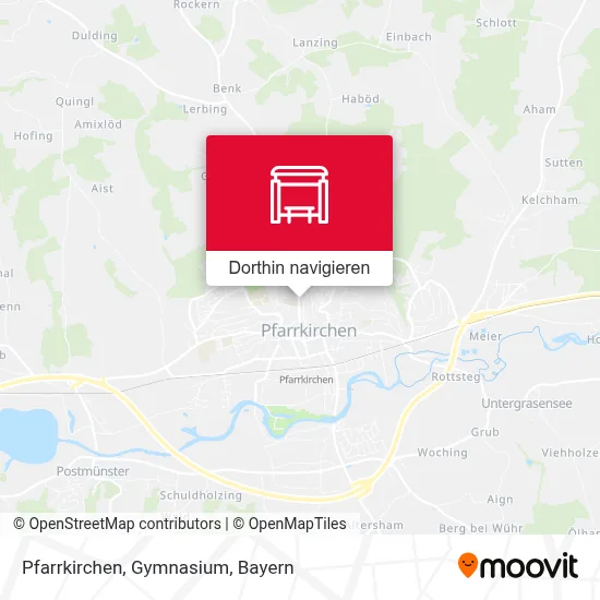 Pfarrkirchen, Gymnasium Karte