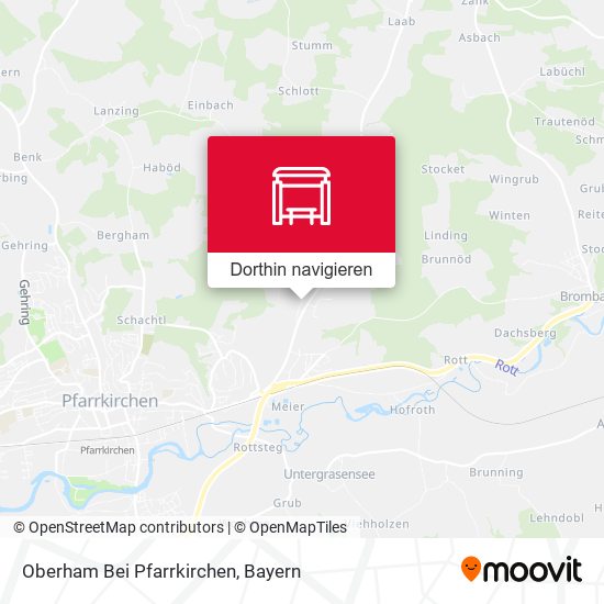 Oberham Bei Pfarrkirchen Karte